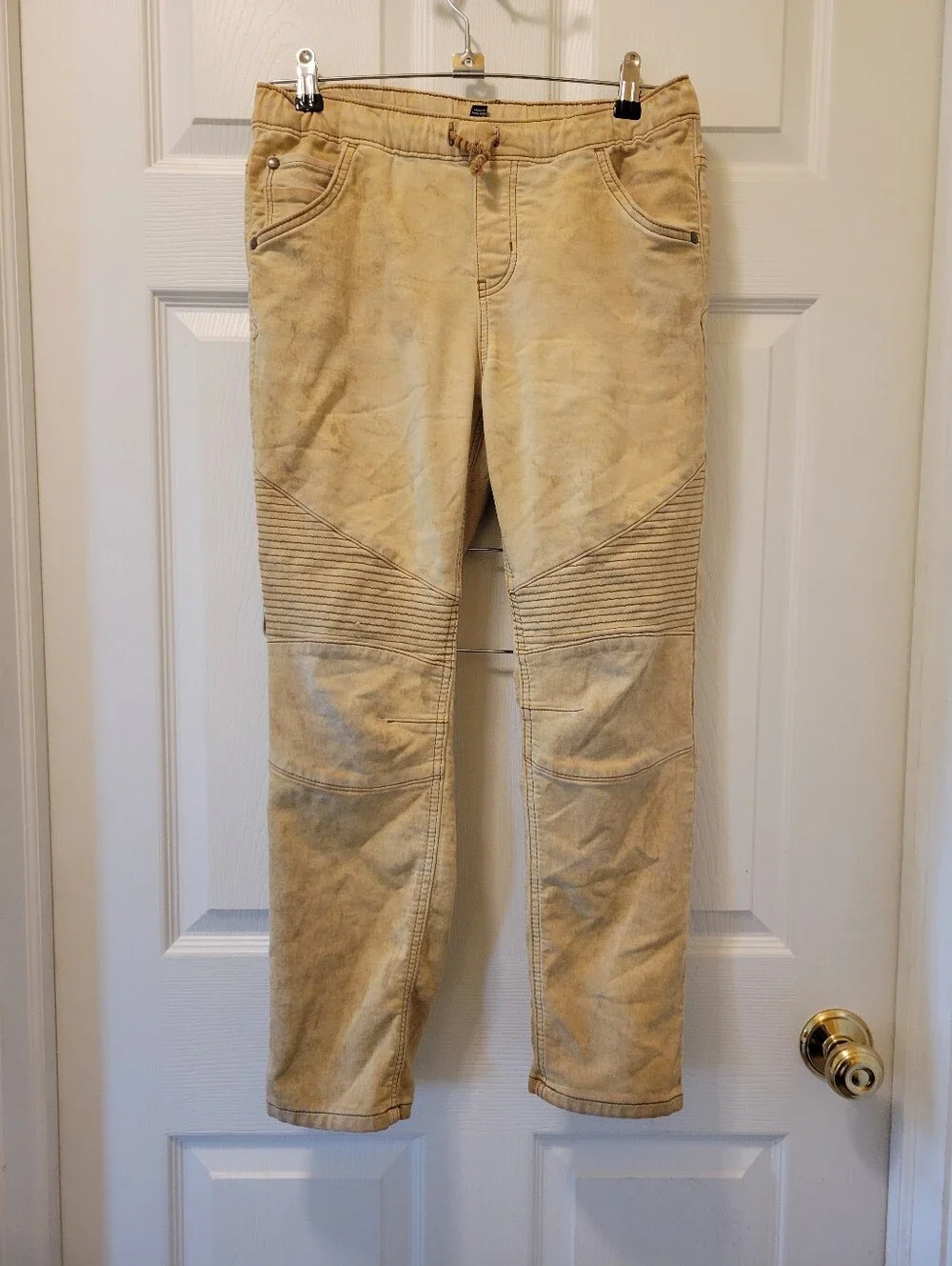 Boys Sz. 12 Husky Skinny Art Class Moto Style Pants